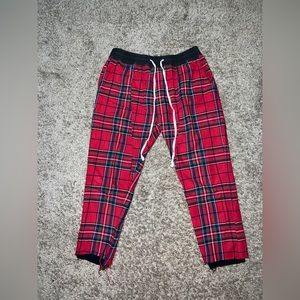 Fear of God Red Plaid Tartan Pants